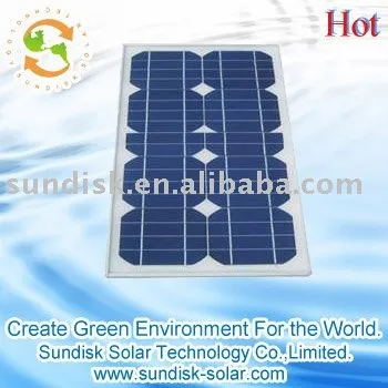 high quality solar panel 20W Monocrystalline Silicon