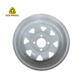 4x100 13x4.5 powder coated steel trailer wheels