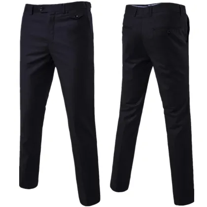 High Quality Cotton Blend Chino Pants for Men - Formal Casual Golf Pant