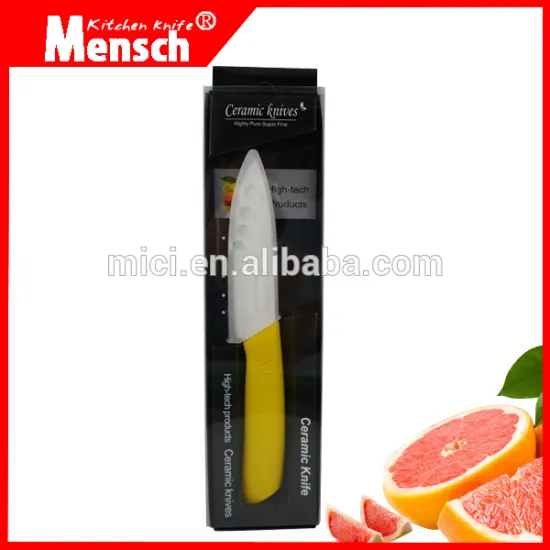 4 inch popular ceramic fruit decoration knife in china factor