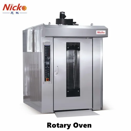 3000*2200*2400 mm 64 Trays Gas Rotary Baking Oven for Bread Machine