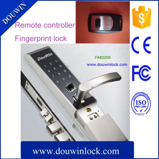 Electronic heavy duty sliding door lock digital lever fingerprint lock