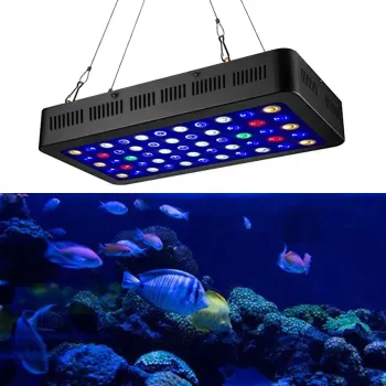 Liweida 2D 2 Switches Full Spectrum LED Aquarium Light Panel for Marine Coral