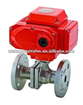 Electrical Flange Ball Valve, ANSI ball valve, carbon steel ball valve