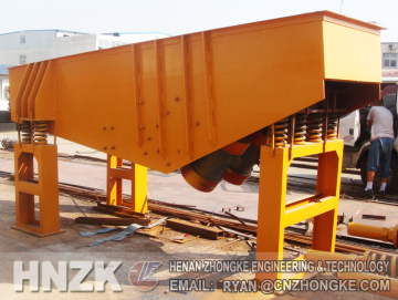 Export overseas high quality low price vibrating grizzly feeder for stone crushing line