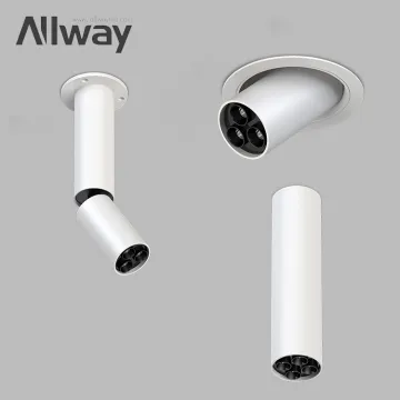 ALLWAY Commercial Indoor LED Downlight: Adjustable, Surface-Mounted, and Dimmable with Options of 8W, 10W, 15W