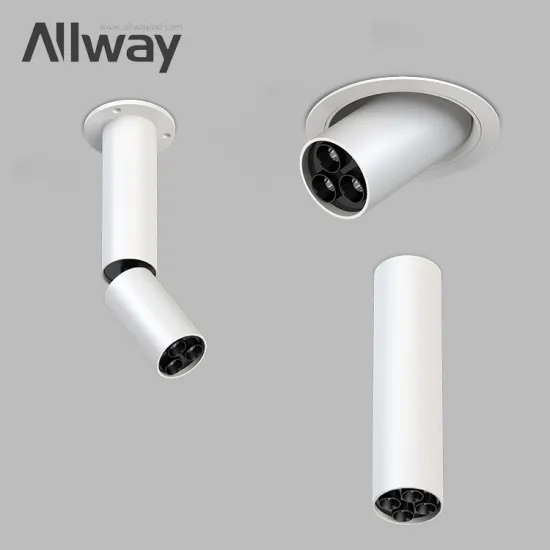 ALLWAY Commercial Indoor LED Downlight: Adjustable, Surface-Mounted, and Dimmable with Options of 8W, 10W, 15W