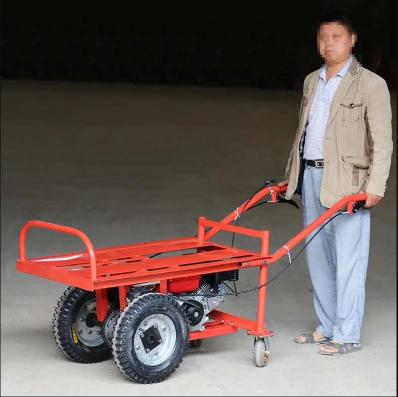 Factory Outlet Large Warehouse Truck Heavy-duty WheelbarrowsElectric Cart Electric Trolley Pull Truck Trailer Trolley