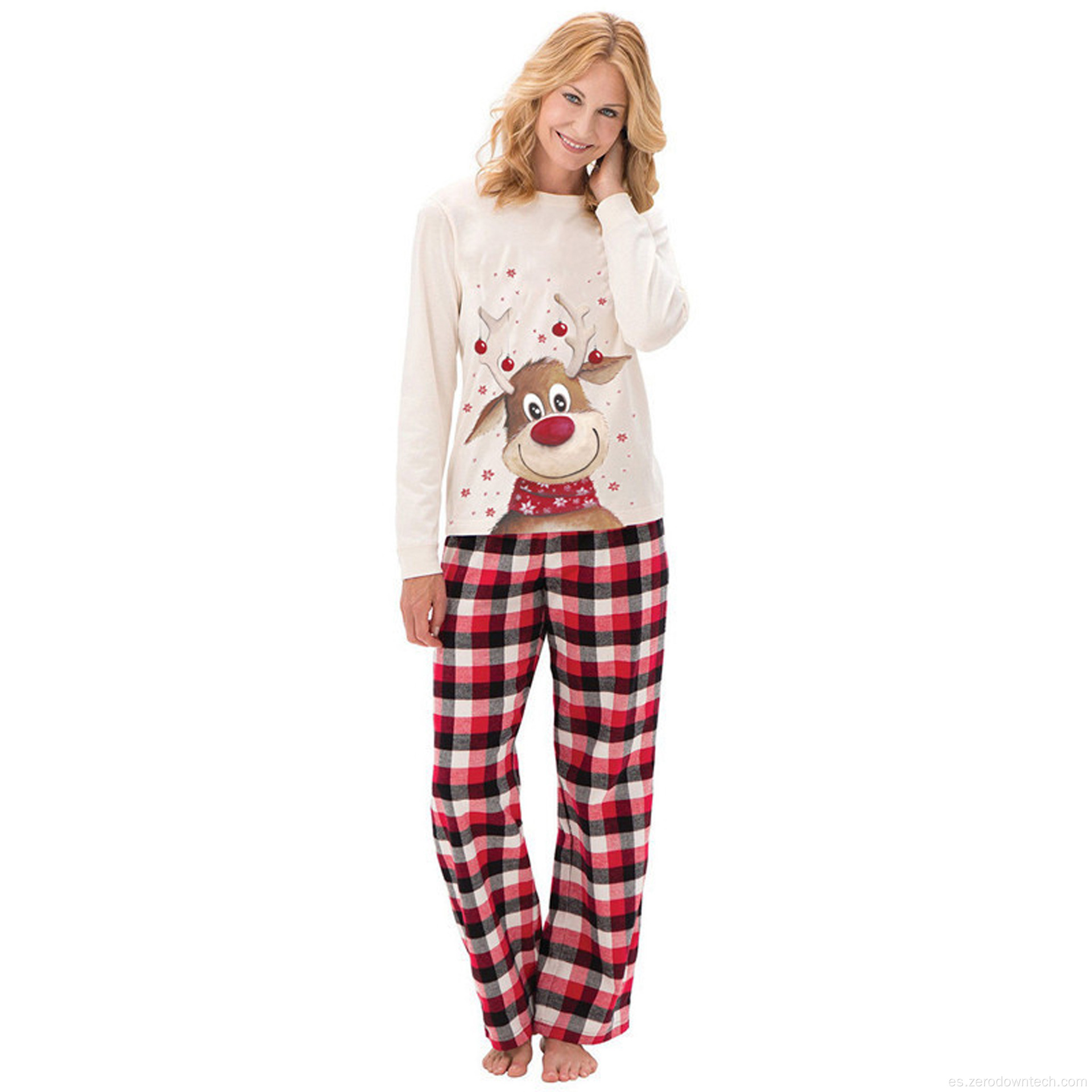 Feliz Navidad Impresión Familia Pijamas navideños Oso polar Pijamas navideños 2021