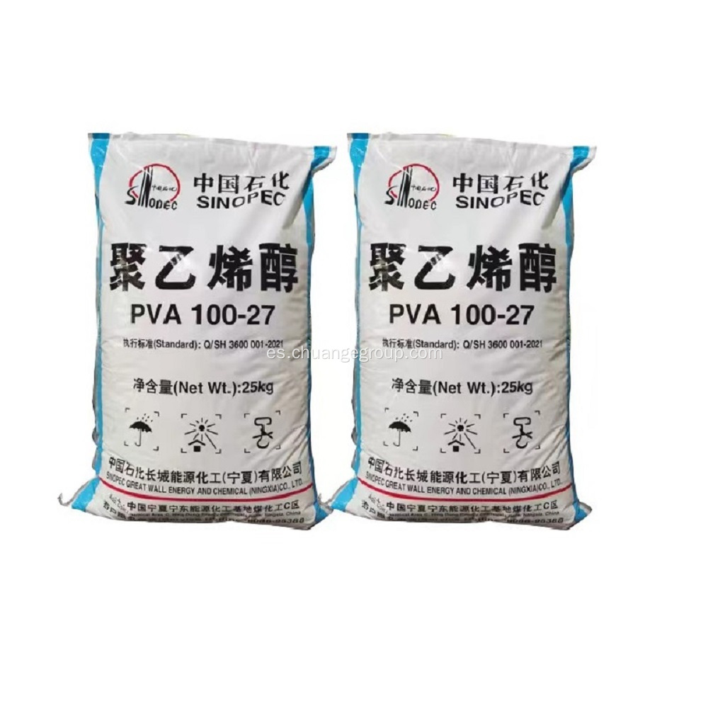 Sinopec Great Wall Resin polivinílico de alcohol 100-27 1799