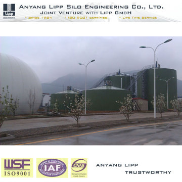Djuravfallsbehandlingstank Anaerob Digester Spiral Tank