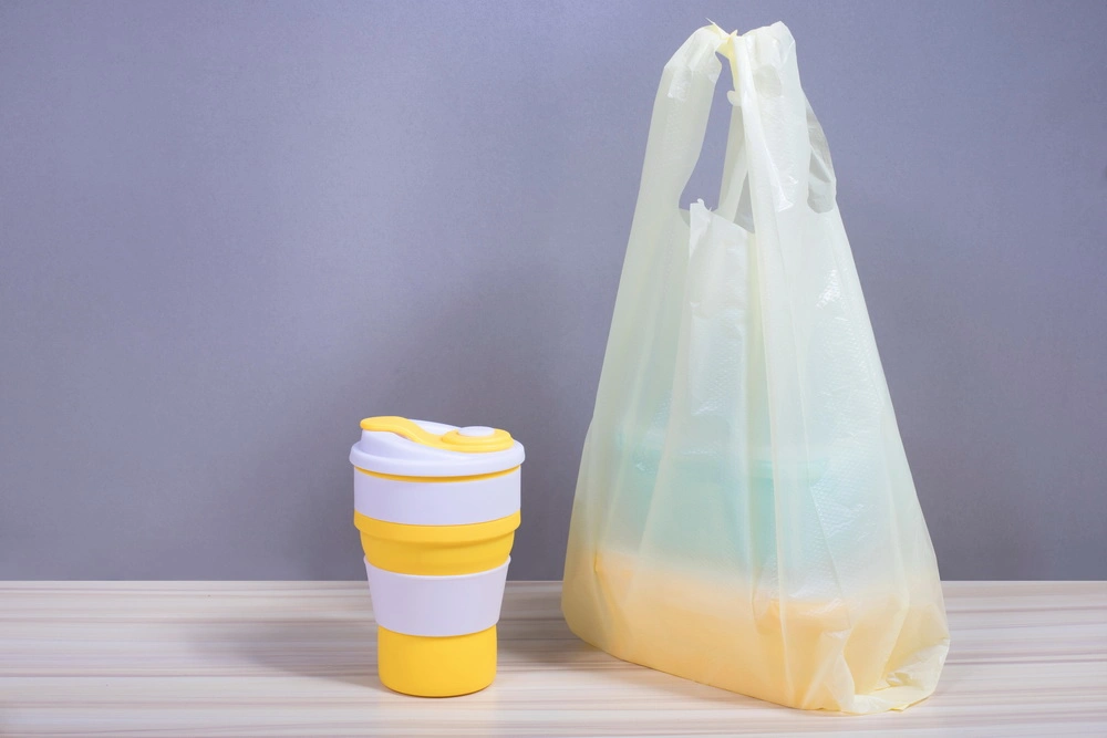 Reusable Plastic Grocery Shopping Bags