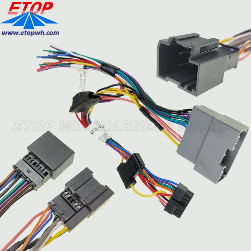 car stereo wiring harness and audio cable assembly China Manufacturer