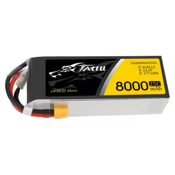 ACE Tattu 22.2V 25C 6S 8000mAh Lipo Battery Pack with XT60 Plug for Agricultural Sprayer Drone: High-Performance Power Solution