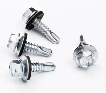 Manufacturer of Hot Sale Carbon Steel, Brass, Bronze, Aluminum & SS 316 Hex Head Self-Drilling Metal Screws