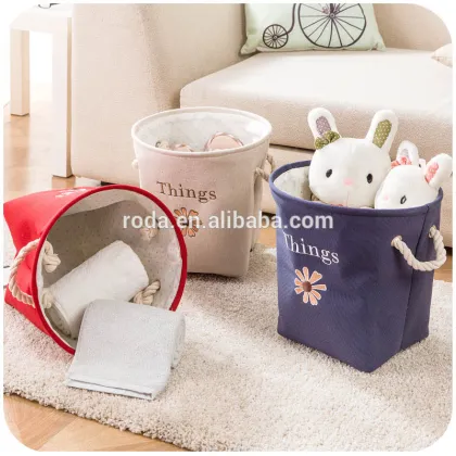 WBN-09: Roda wholesale Cotton and linen storage ,storage baskets wholesale,baskets for storage