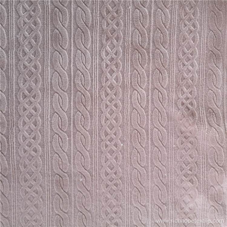 Polyester Solid Flannel Textile Fabric