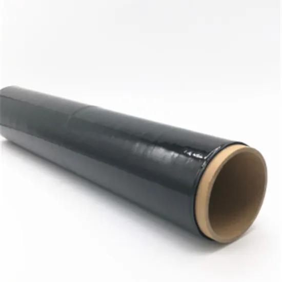Factory pe material black hand stretch film