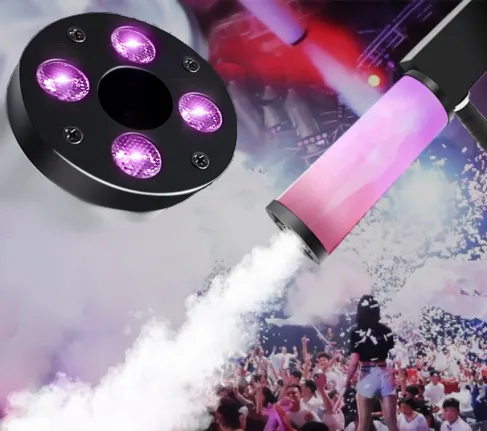 Mini LED CO2 Smoke Gun: A Special Effect Handheld Carbon Dioxide Jet Machine