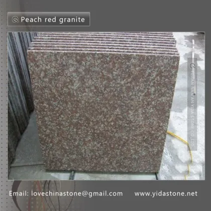 G687 peach red tiles