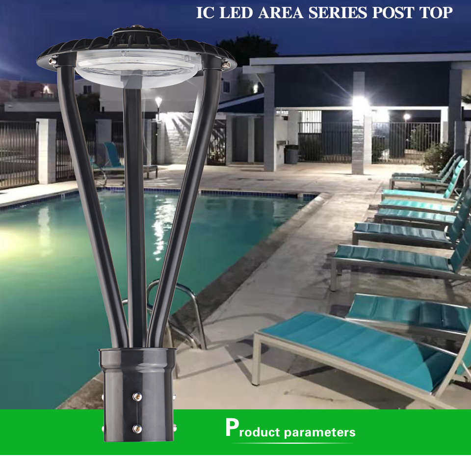 30W post top led fixtures 5000K 110VAC