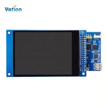 MCU-8 16-bit 3.2 นิ้วโมดูล LCD-หน้าจอสัมผัสที่อ่านได้สำหรับแสงแดดสำหรับ Arduino