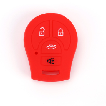 Small Nissan 4 Button Car Key Silicone Cover