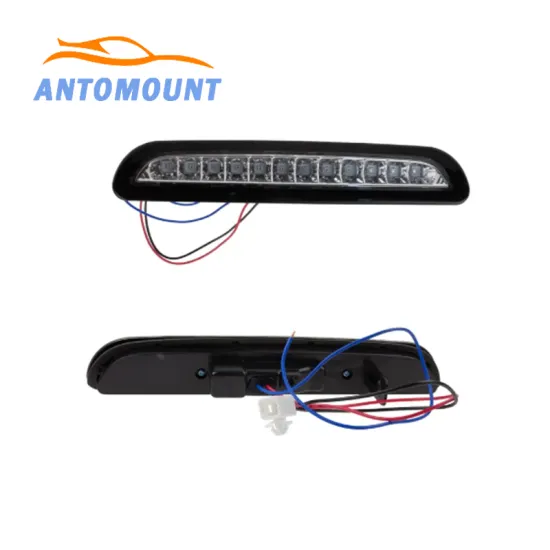 Uda Car LED Black High Mount Stop Lamp Rear Tail Brake Light for Toyota Hiace 2005-2013