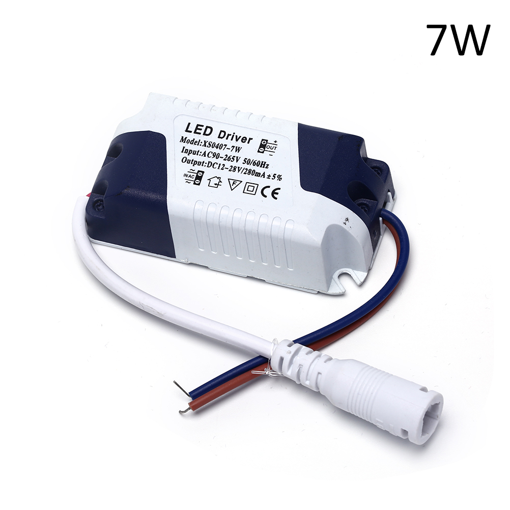 1pcs Safe LED Light Transformer Power Supply Adapter For Led Lamp/bulb 1-3W 4-7W 8-12W 13-18W 18-24W Plastic Shell LED Driver