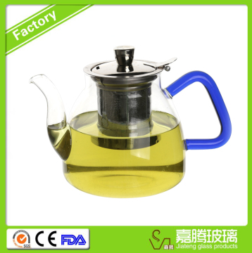 manufacturer china promotion gift OEM borosilicate glass teapot