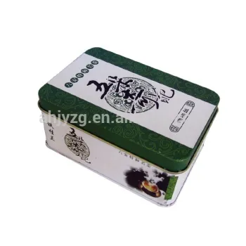 for tea storaging classic square tin box