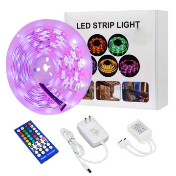 Ultra-Bright SMD5050 Waterproof LED Strip Lights Kit with Remote Controller