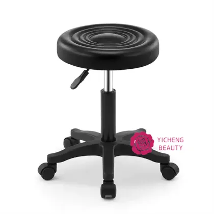 Yicheng Beauty Cheap Price Adjustable Height Barber Chair with Wheels