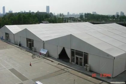 big industrial permanent outdoor event tent
