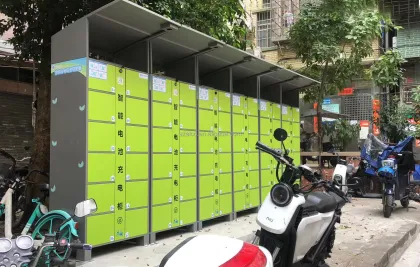 Outdoor Explosion-Proof Charging Cabinet for Electric Vehicles: Motorcycle, Scooter, E-FOIL SURF Battery Swap