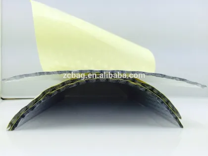 reflection backed adhesive strong glue aluminum foil air bubble insulation roll bubble foil insulation aluminum foil bubble wrap