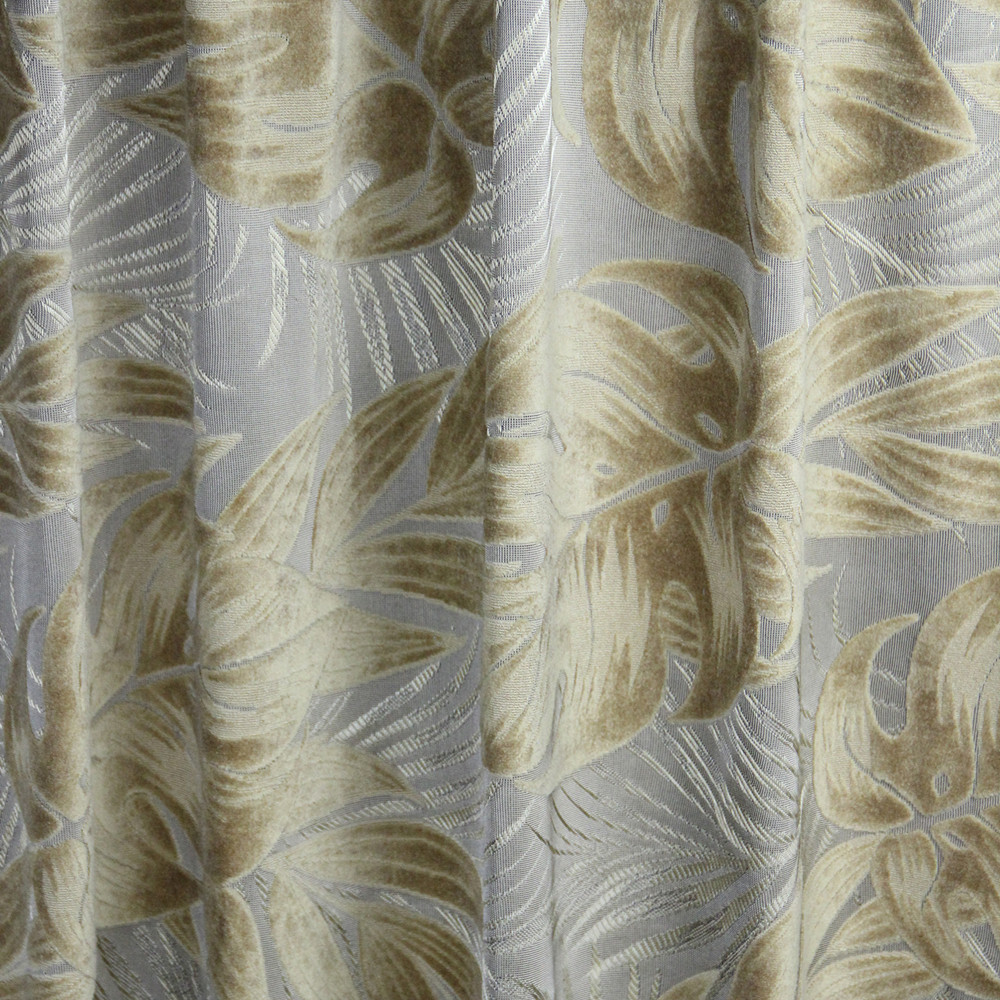 Matt Jarquard Curtian Velvet Fabric