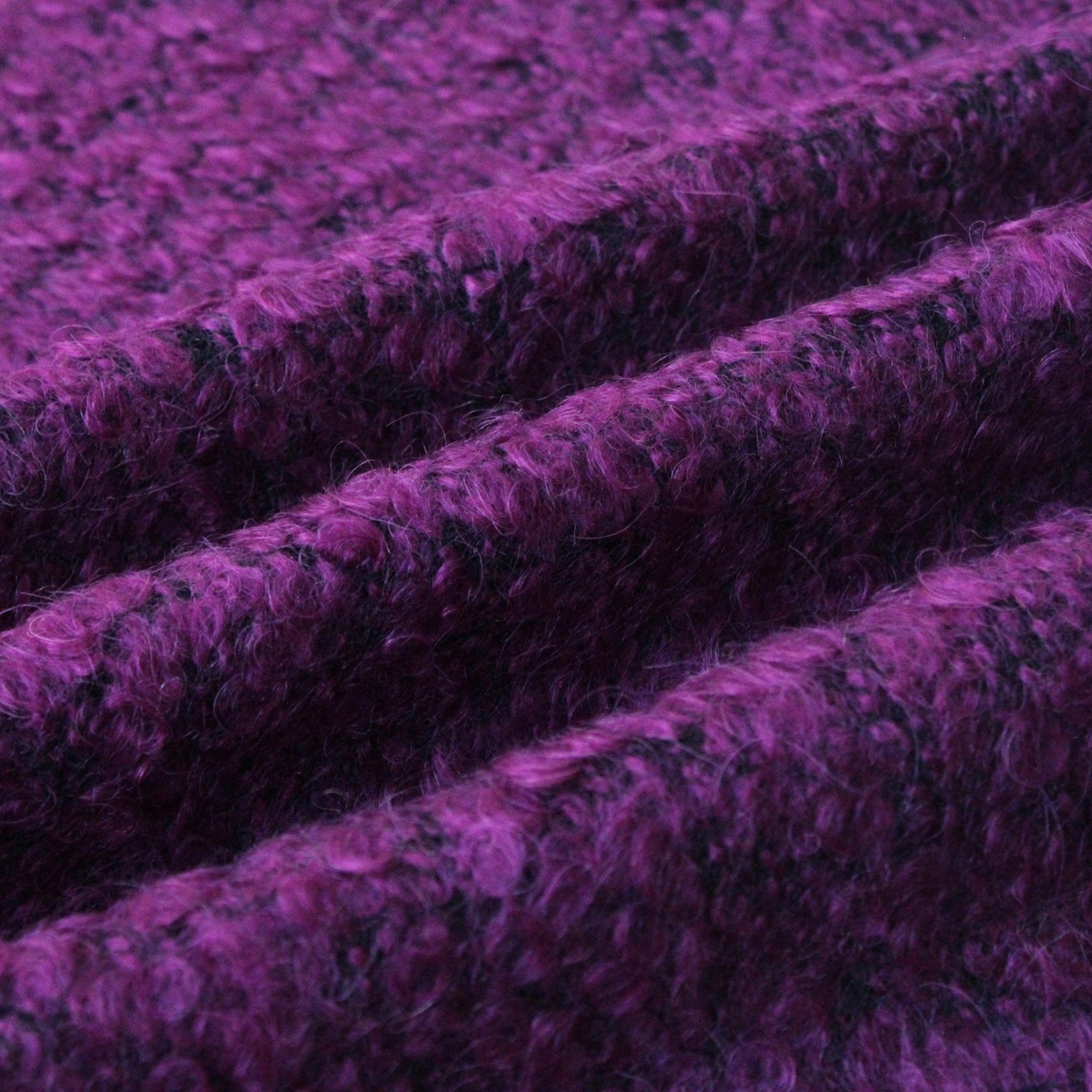 purple wool polyester blend fabric
