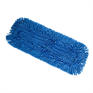 Heavy Duty Blue Reusable Wet/Dry Microfiber Dust Mop Pad Replacement
