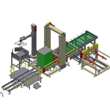Customized Automatic Low Speed Empty Bottle Depalletizer Machine for Glass Bottles