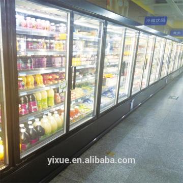 High quality display fridge/upright glass door fridge