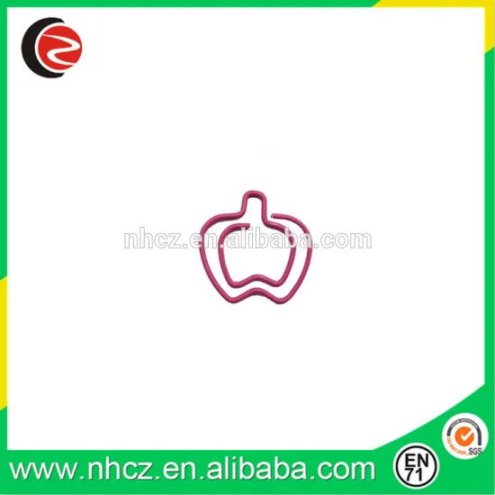 Apple Shaped Paper Clips,Fruit Paper Clips