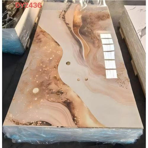 Thiết kế hạt cẩm thạch bằng đá cẩm thạch bóng của UV