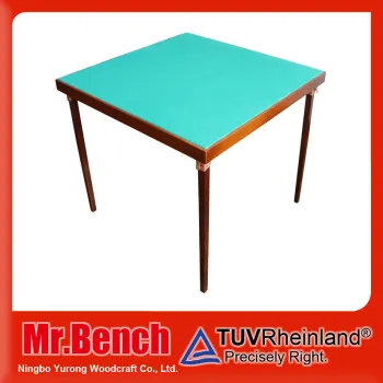 Wood square Mahjong & Card Table ,Professional Quality,with folding legs