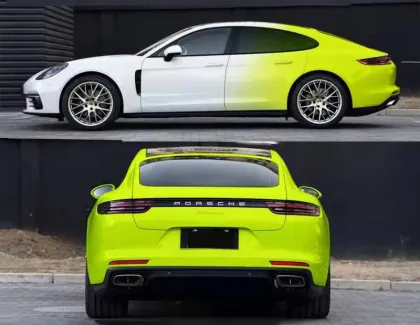 purple cool tint car film for rear mirror