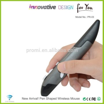 High quality wireless ergonomic optical pen mouse with CE, FCC, ROHS