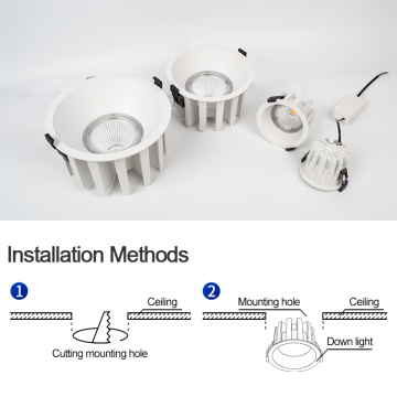 Magas fényerő a káprázatos design downlight LED reflektorfényben