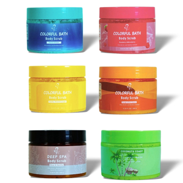 Private Label Wholesale Body Scrub with 6 Scents