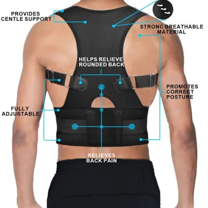 Back Adjustable Posture Corrector for Humpback and Shoulder Alignment
