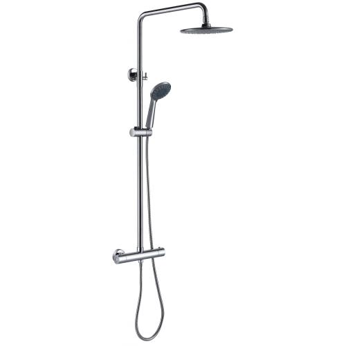 Exposed Round Thermostatic Shower Faucet Set